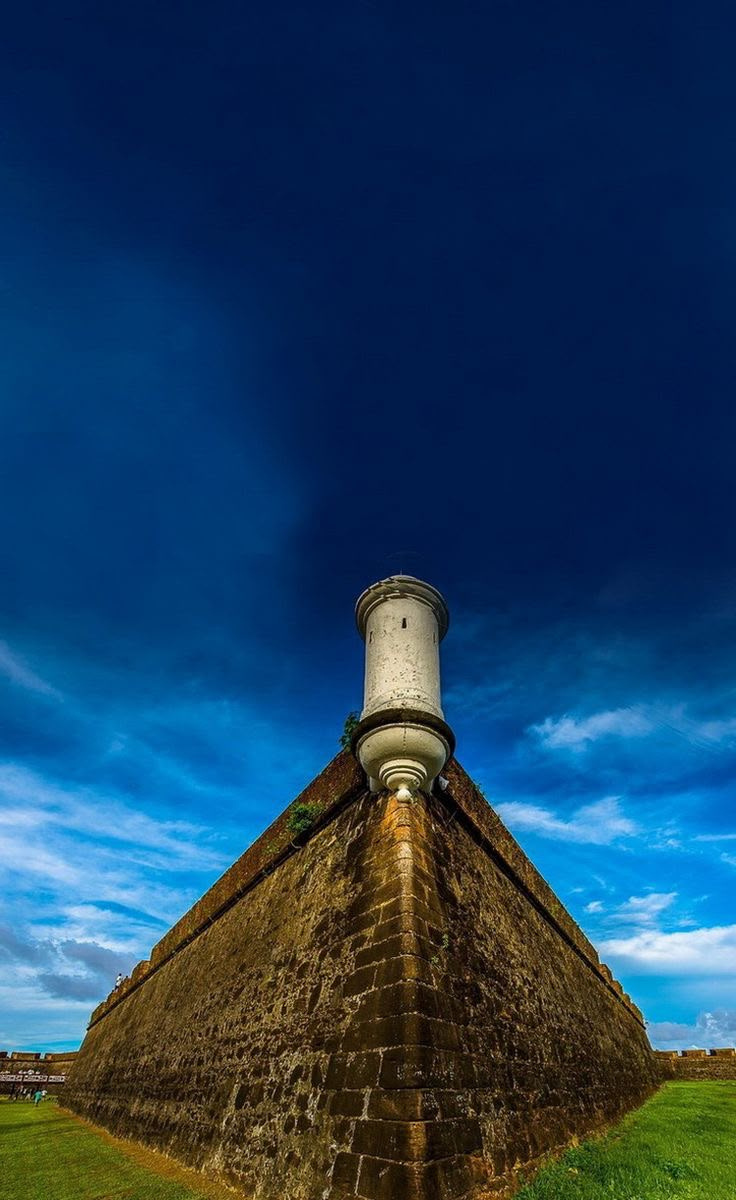 Vista em perspectiva da Fortaleza de São José de Macapá